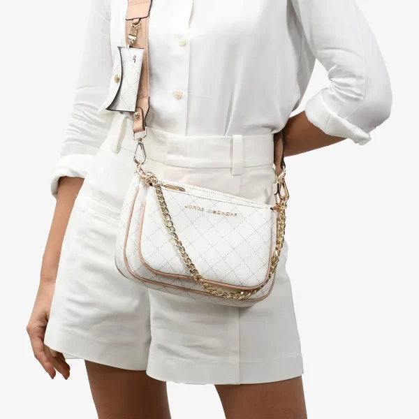 A+ . CARTERA  3  EN 1 MONOCROMADA BLANC - Imagen 3