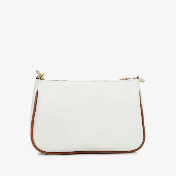 A+ . CARTERA 3 EN 1 OFF WHITE CON STRAP CAMEL - Imagen 7