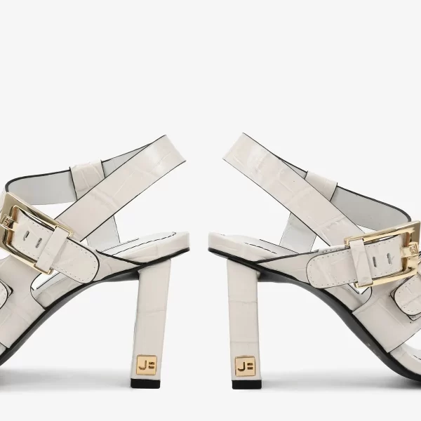 A+ . SANDALIA CUERO CROCCO BLANC - Imagen 6