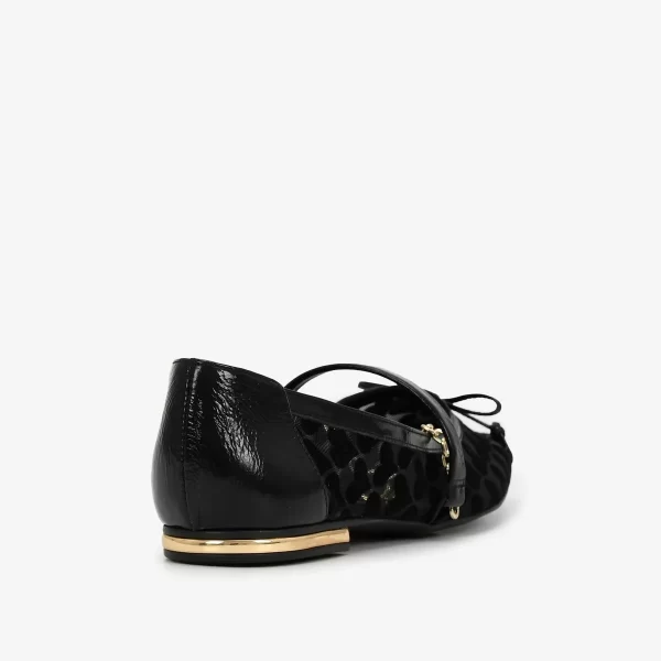 A+ . BAILARINA TECIDO VELVET PRETO - Imagen 6