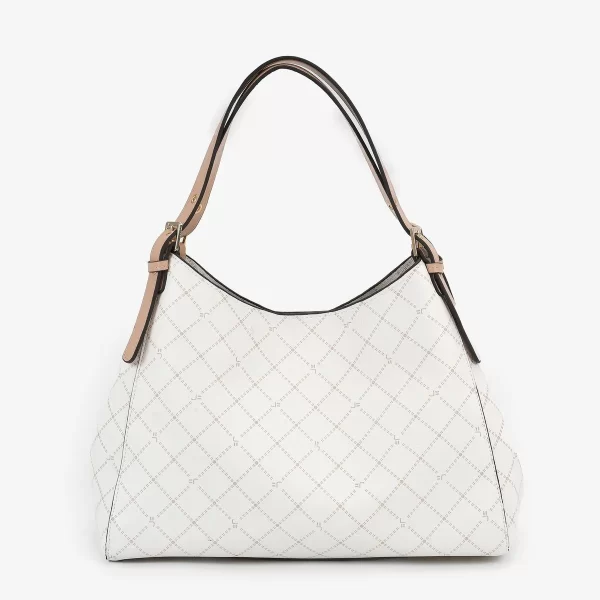 CARTERA DE HOMBRO MONOCROMADA OFF  WHITE - Imagen 7