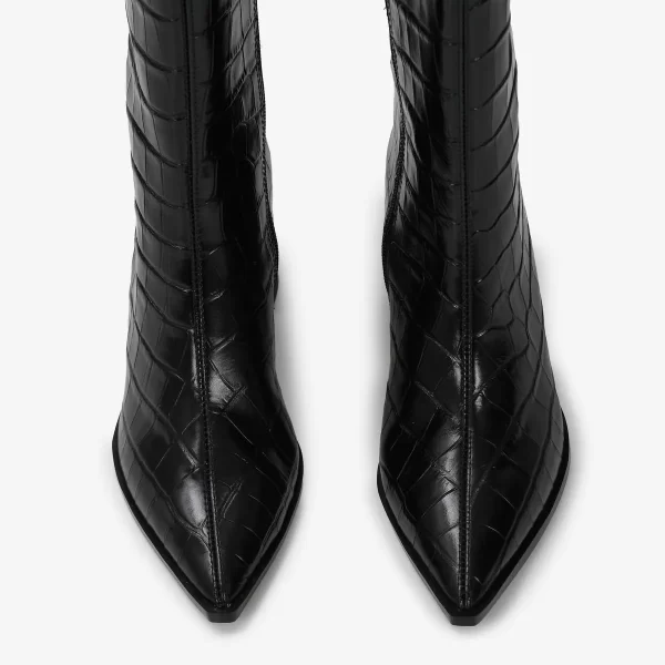 A+ . BOTA CROCO VERNIZ PRETO - Imagen 6