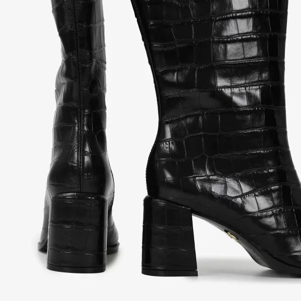 A+ . BOTA CROCO VERNIZ PRETO - Imagen 7