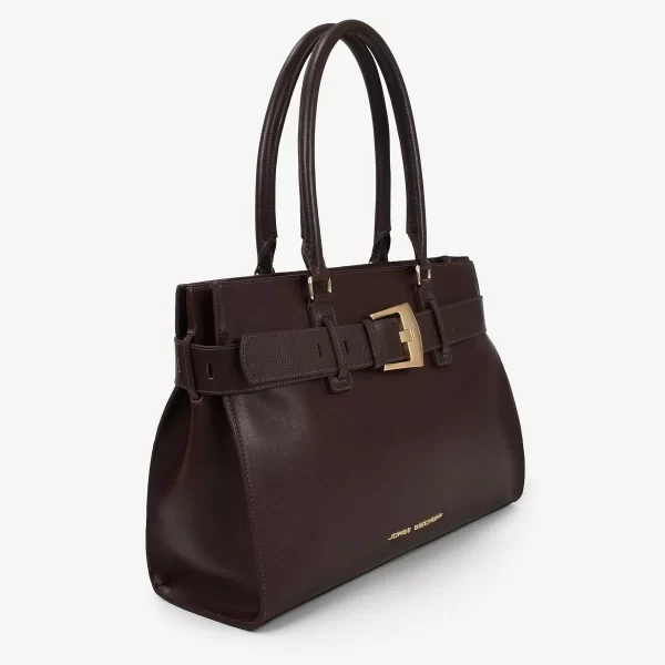 A+ . CARTERA COURO GLOVE CAFÉ  CHOCOLATE - Imagen 4