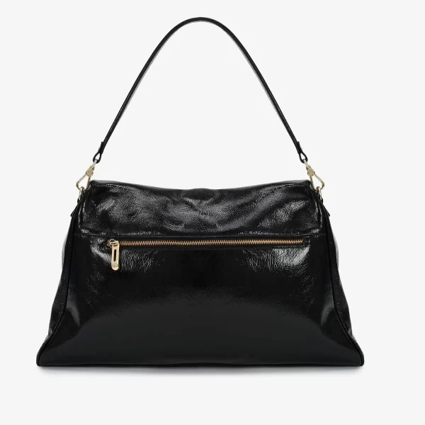 A+ . CARTERA  COURO CRINKLE BLACK - Imagen 6