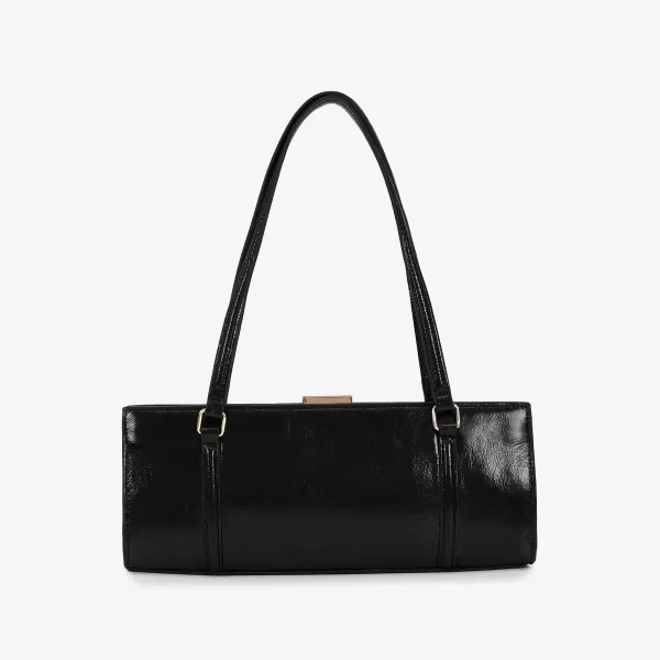 CARTERA CRINKLE NEGRA ( PAÑUELO) - Imagen 4