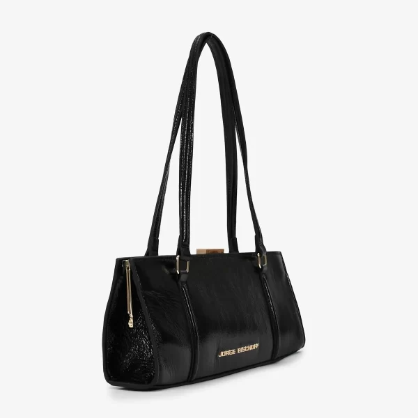 CARTERA CRINKLE NEGRA ( PAÑUELO) - Imagen 5