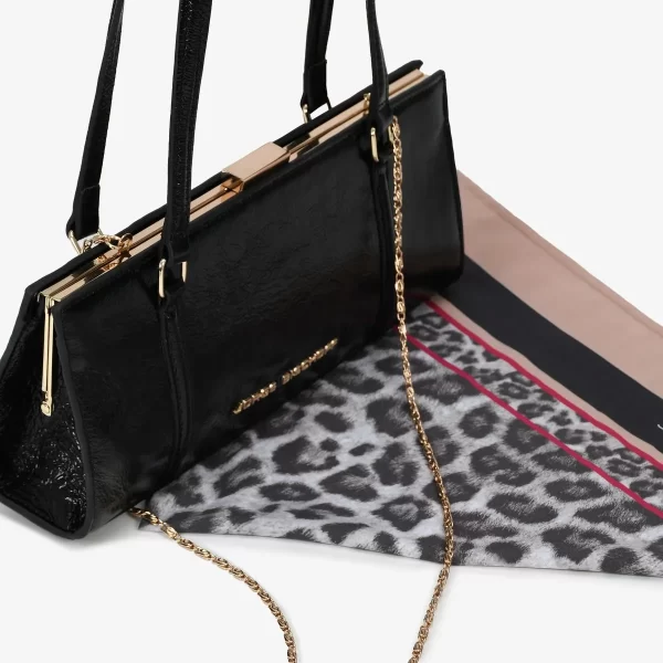 CARTERA CRINKLE NEGRA ( PAÑUELO) - Imagen 6