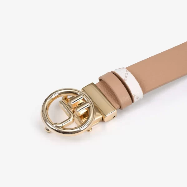 A+ . CINTURON CUERO FLOTER FRESH OFF WHITE - Imagen 4
