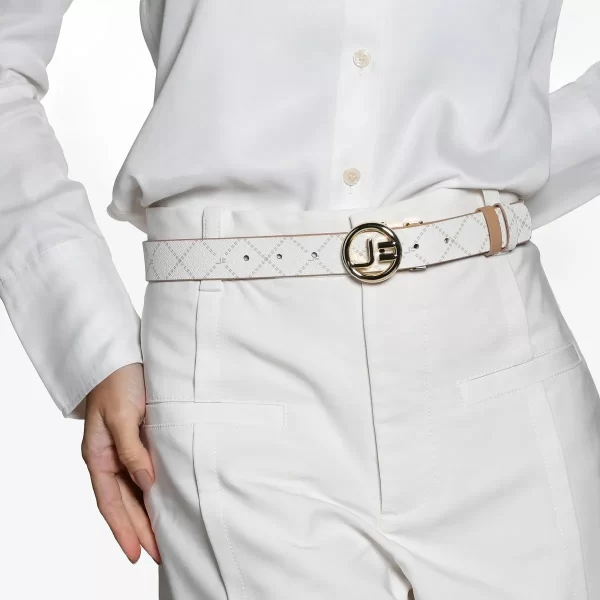 A+ . CINTURON CUERO FLOTER FRESH OFF WHITE - Imagen 2