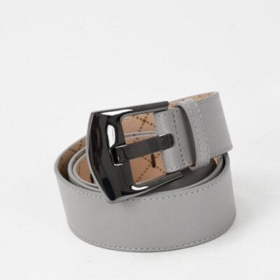 CINTURON CUERO FLOTER GRIS