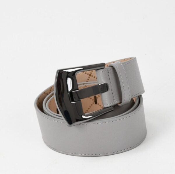A+ . CINTURON CUERO FLOTER GRIS