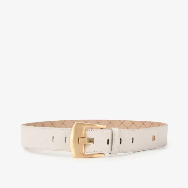 A+ . CINTURON CUERO FLOTER FRESH BLANC