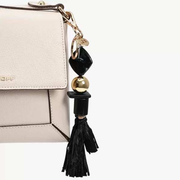 A+.ACCESORIO LLAVERO OURO CLARO GOLD/BLACK - Imagen 2