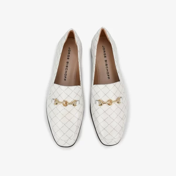 A+ . MOCASIN MONOGRAMA OFF WHITE - Imagen 4