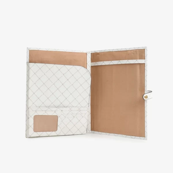 A+.ACCESORIO  MONOGRAMA CUERO TABLET OFF WHITE - Imagen 2