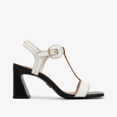 SANDALIA CUERO NAPA NEW BRANCO