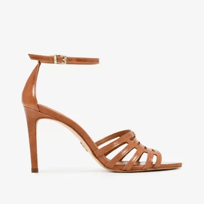 SANDALIA CUERO CASEINADO CAMEL