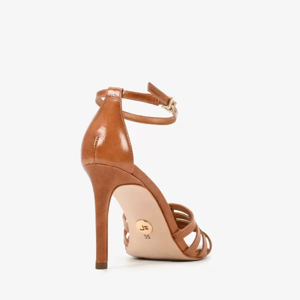 A+ . SANDALIA CUERO CASEINADO CAMEL - Imagen 2