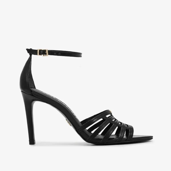 A+ . SANDALIA CUERO NAPA NEW PRETO