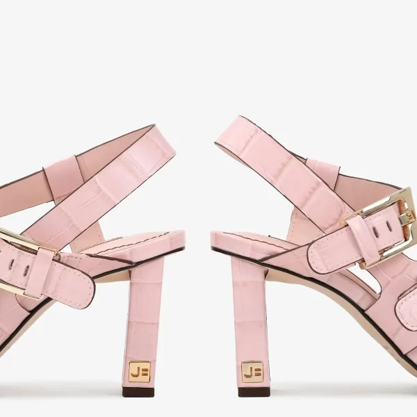 A+ . SANDALIA CUERO CROCCO NUDE - Imagen 7