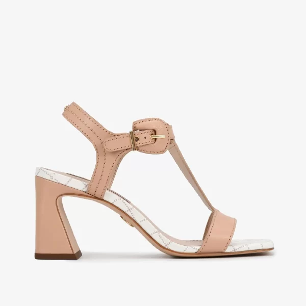 A+ . SANDALIA COURO NAPA NEW NATURAL