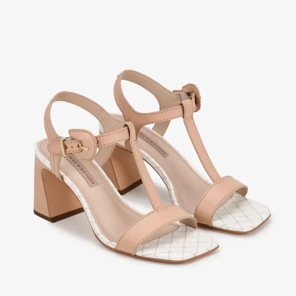 A+ . SANDALIA COURO NAPA NEW NATURAL - Imagen 4