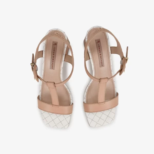 A+ . SANDALIA COURO NAPA NEW NATURAL - Imagen 5