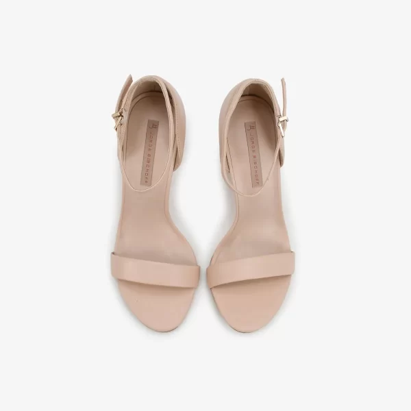 A+ . SANDALIA NUDE TACON CILINDRICO - Imagen 4