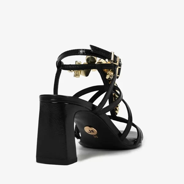 A+ . SANDALIA CUERO CRINKLE PRETO - Imagen 2