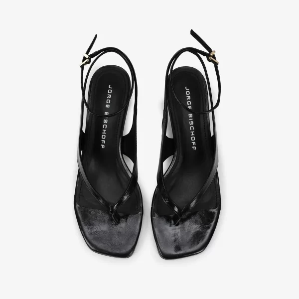 A+ . SANDALIA CRINCKLE PRETO - Imagen 5