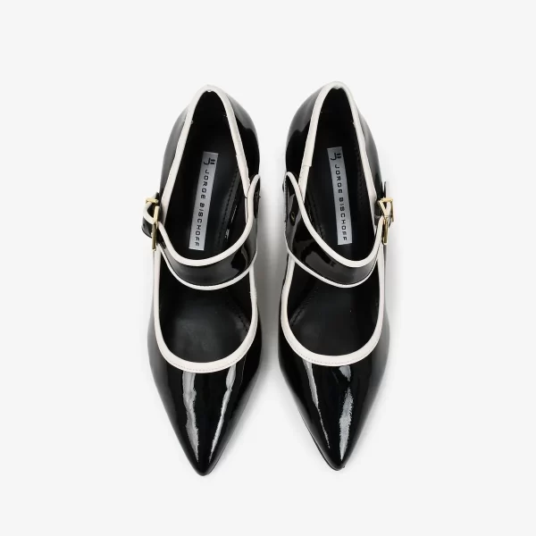 A+ . SCARPIN   CUERO VERNIZ PRETO - Imagen 5