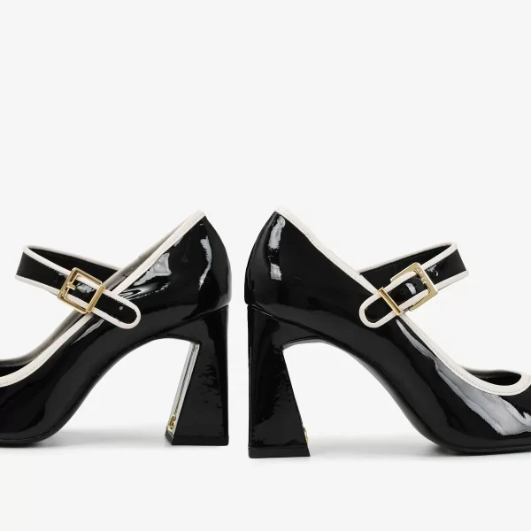 A+ . SCARPIN   CUERO VERNIZ PRETO - Imagen 6