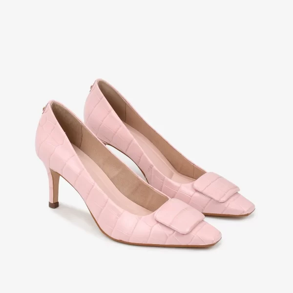 A+ . SCARPIN CROCO EFECTT   LIGTH PINK - Imagen 4