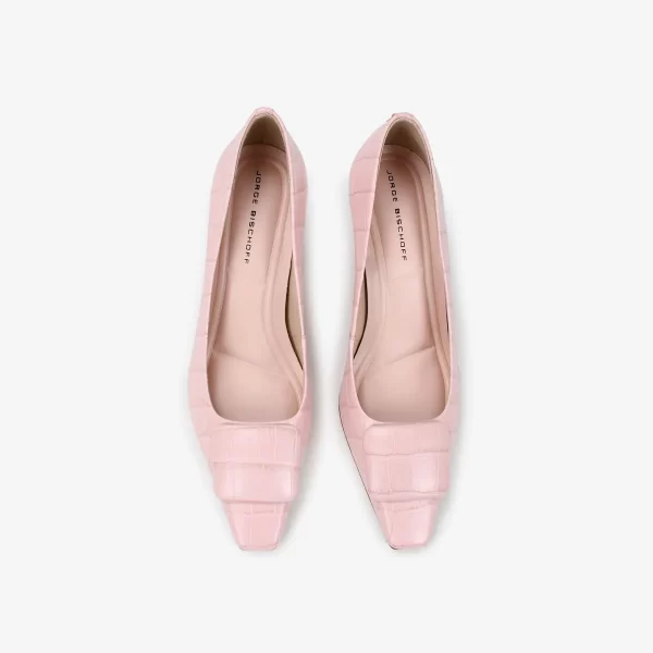 A+ . SCARPIN CROCO EFECTT   LIGTH PINK - Imagen 5