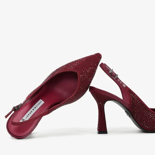 A+ . SLINGBACK  CUERO CHERRY - Imagen 6