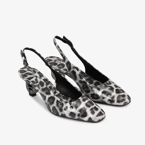 A+ . SLINGBACK GLOW PRETO/ BLANC - Imagen 4