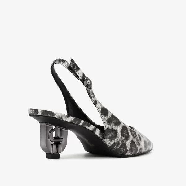 A+ . SLINGBACK GLOW PRETO/ BLANC - Imagen 2