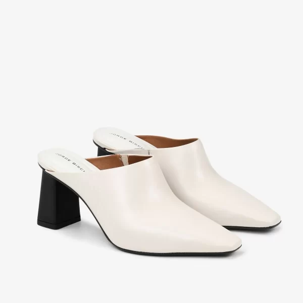 A+ . SLINGBACK  COURO BLANC - Imagen 4