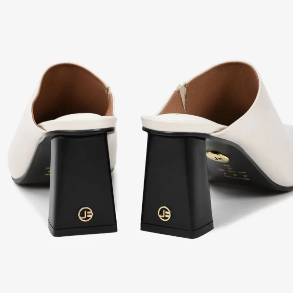 A+ . SLINGBACK  COURO BLANC - Imagen 5