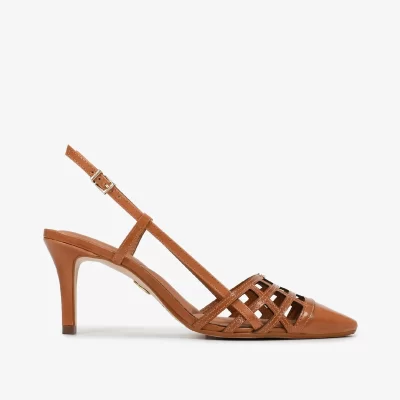 A+ SLINGBACK COURO CASEINADO ALMENDRA