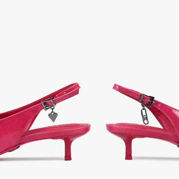 A+ . SLINGBACK  COURO FUCSIA - Imagen 3