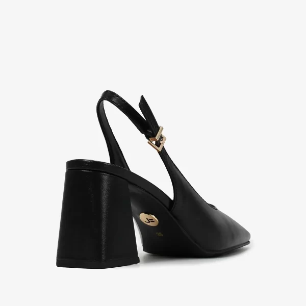 A+ . SLINGBACK COURO NAPA NEW PRETO - Imagen 2