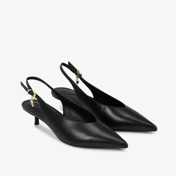 A+ . SLINGBACK  CUERO NAPA NEW PRETO - Imagen 5