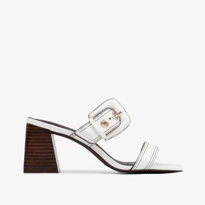 SANDALIA COURO FLOTER BLANC