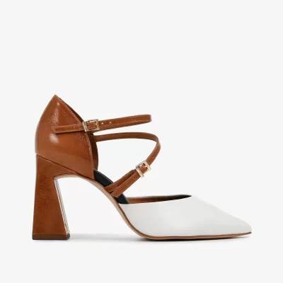 SCARPIN COURO NAPA NEW BRANC