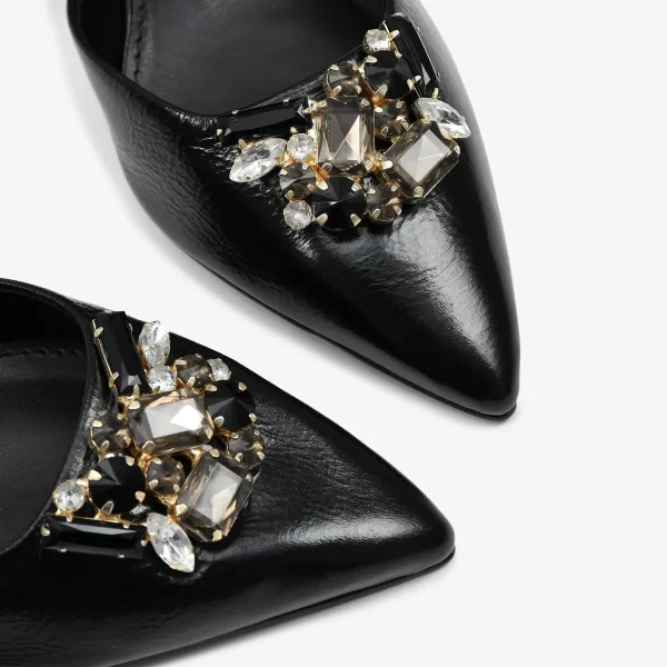SCARPIN  CUERO CRINKLE PRETO - Imagen 5
