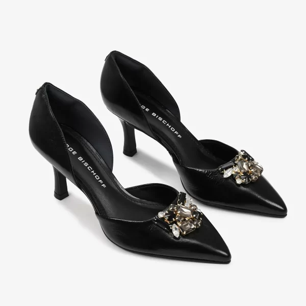 SCARPIN  CUERO CRINKLE PRETO - Imagen 4