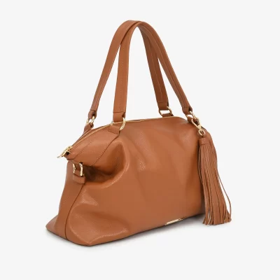 CARTERA CUERO FLOTER ALMENDRA