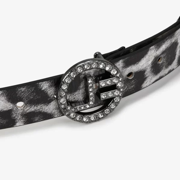 A+ CINTURON CUERO GLOW PRETO/BLANCO - Imagen 5